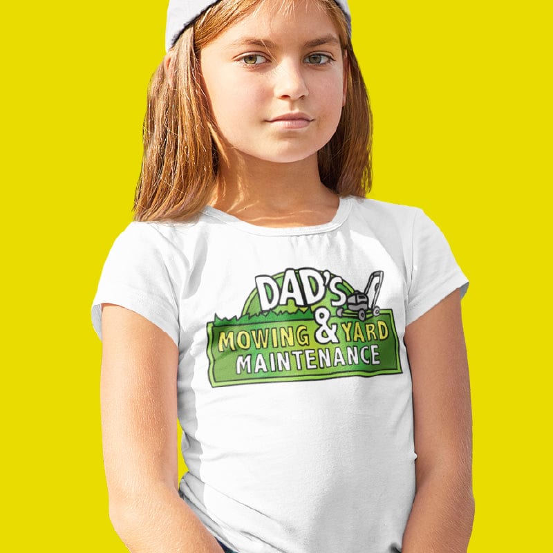 Dad’s Mowing Company 👍 - Youth T Shirt