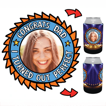 Dad's Perfect Child 💸 - Personalised Stubby Holder