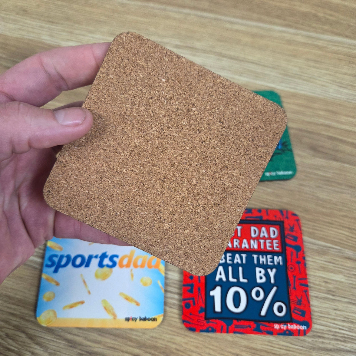 Dad Set (4-Pack) - Coaster Set 🧔‍♂️🍻
