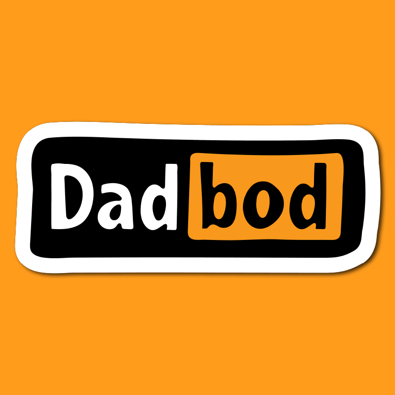 DadBod Logo 💻🧻 - Sticker