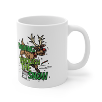 Dashing Through The Snow ❄️🦌 - Coffee Mug