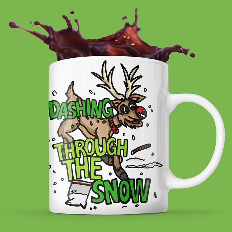 Dashing Through The Snow ❄️🦌 - Coffee Mug
