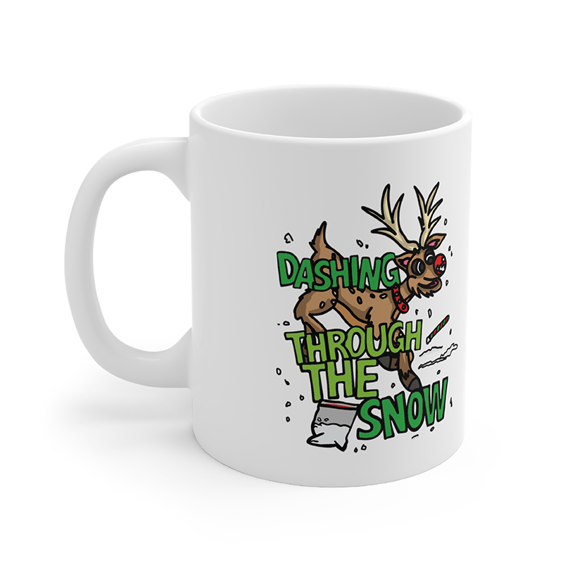 Dashing Through The Snow ❄️🦌 - Coffee Mug