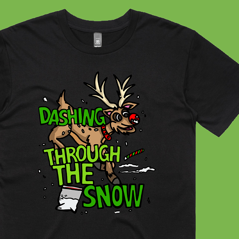 Dashing Through The Snow ❄️🦌 - Men's T Shirt