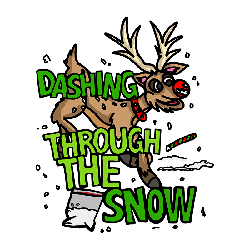 Dashing Through The Snow ❄️🦌 - Men's T Shirt
