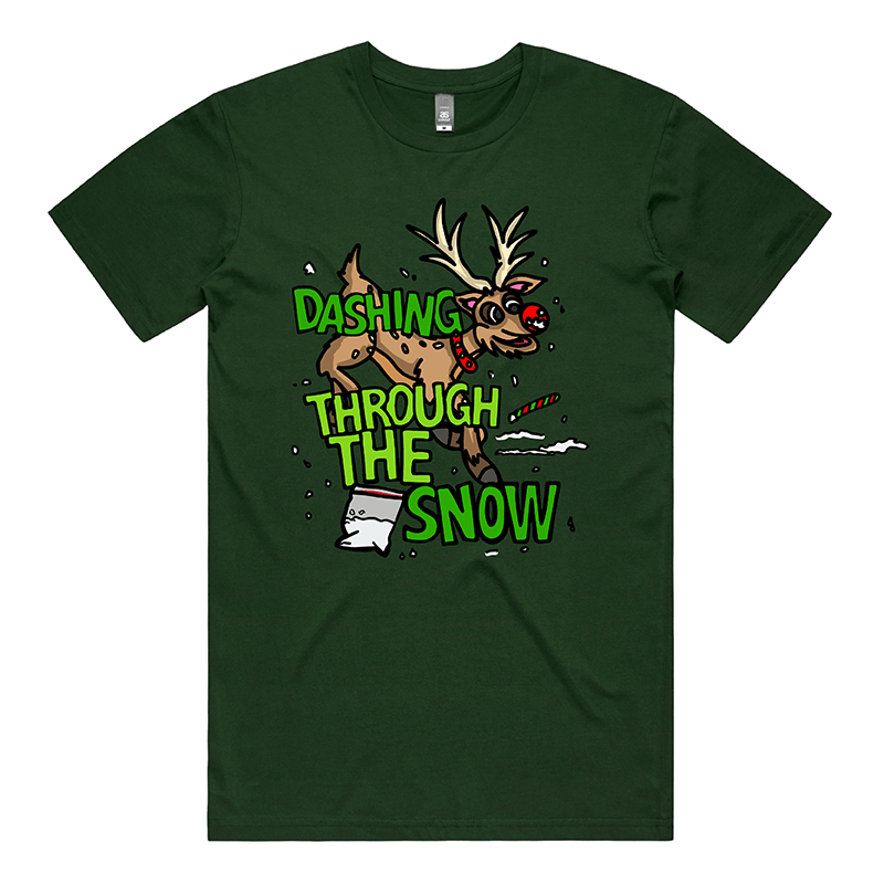 Dashing Through The Snow ❄️🦌 - Men's T Shirt