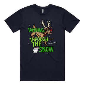 Dashing Through The Snow ❄️🦌 - Men's T Shirt
