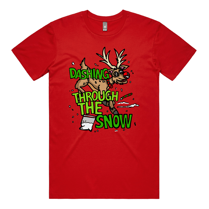 Dashing Through The Snow ❄️🦌 - Men's T Shirt