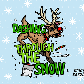 Dashing Through The Snow ❄️🦌 - Stubby Holder