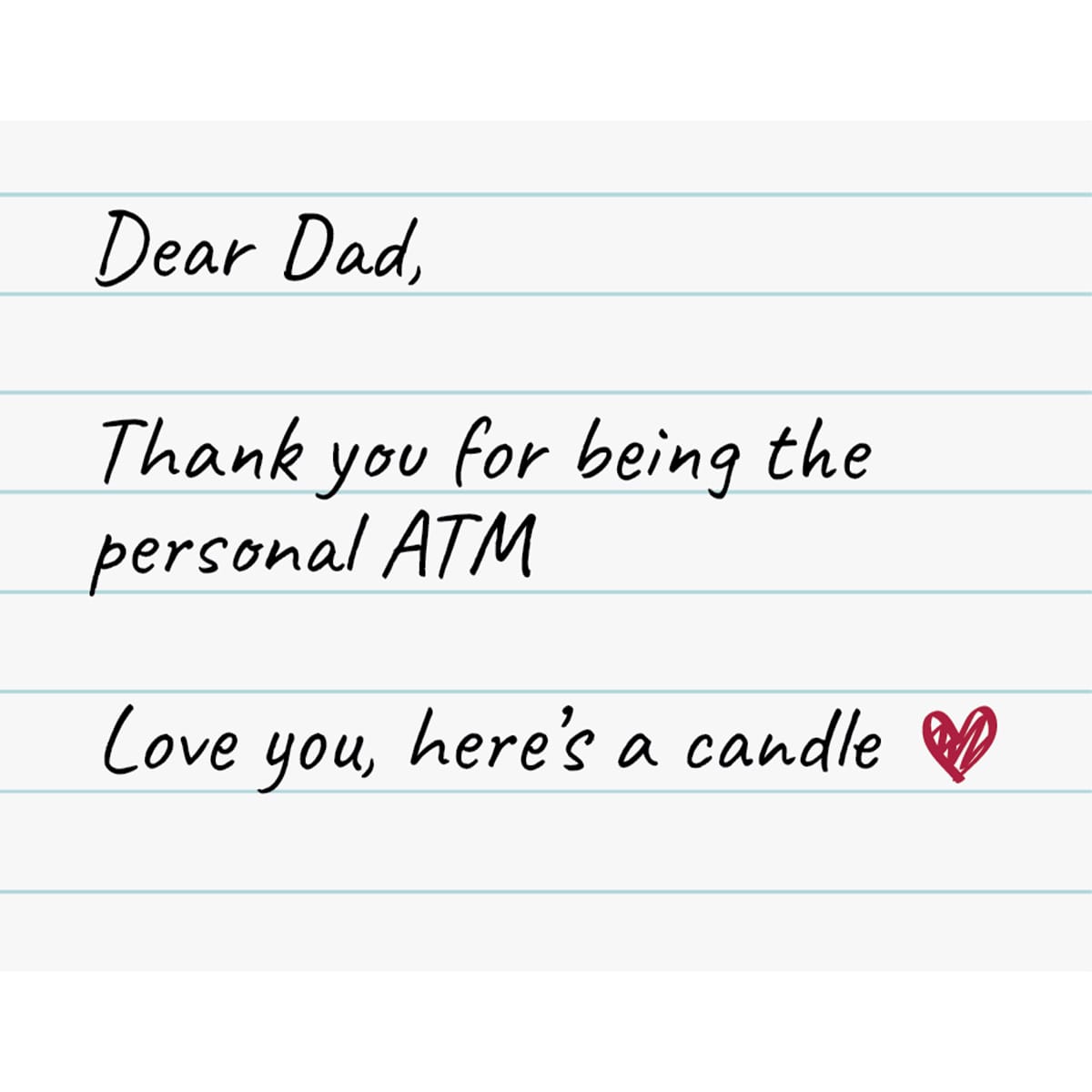 Dear Dad 💲🥰 - Fathers Day Scented Candle