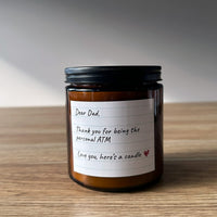 Dear Dad 💲🥰 - Fathers Day Scented Candle