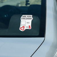 Definitely Not Childish 📋🖕 - Sticker