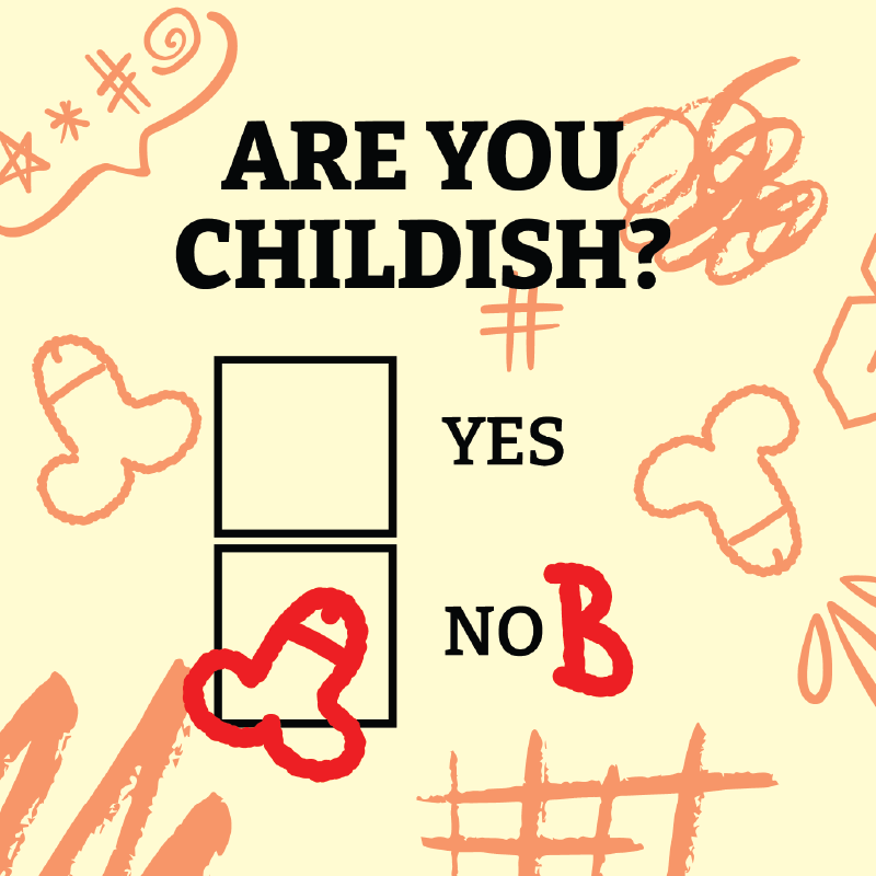 Definitely Not Childish 📋🖕 - Stubby Holder