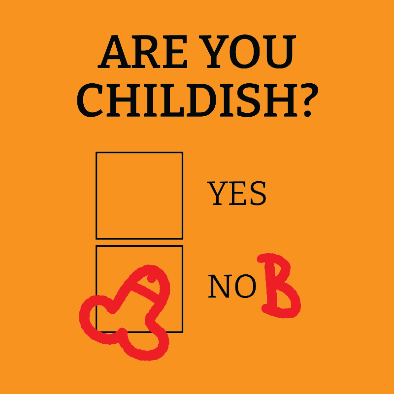 Definitely Not Childish 📋🖕 - Tank