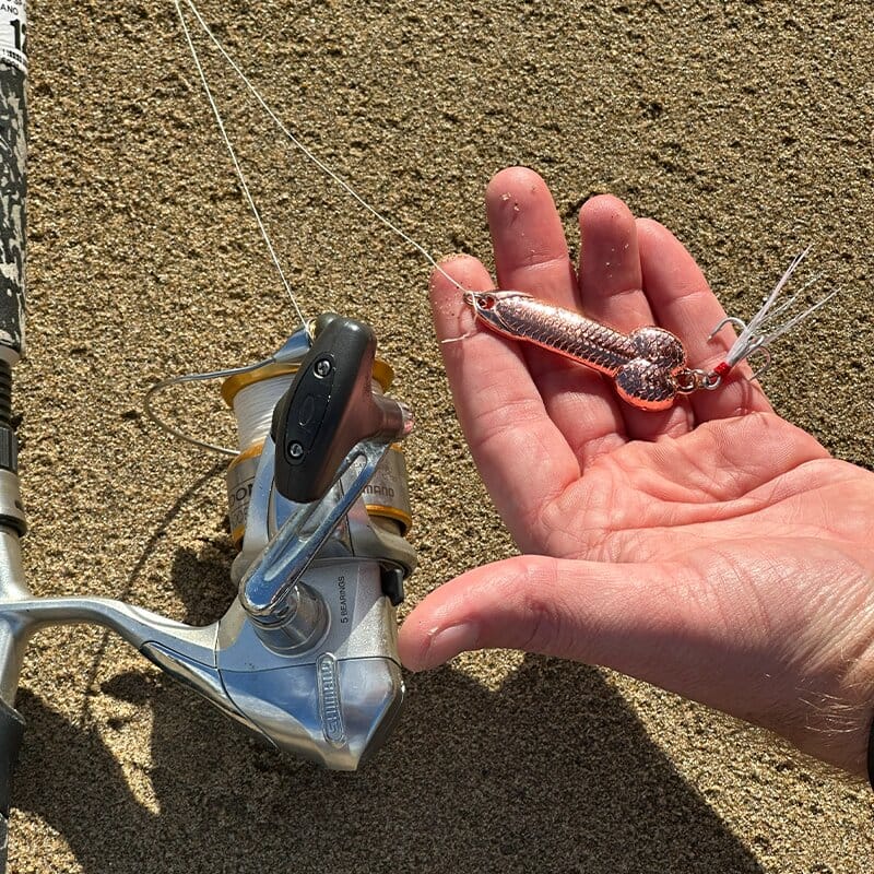 Dicky 🍆🎣 - Fishing Lure (Feathered Treble Hook)