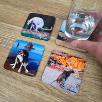 Dogs Pooping Set (4-Pack) - Coaster Set 💩🍻