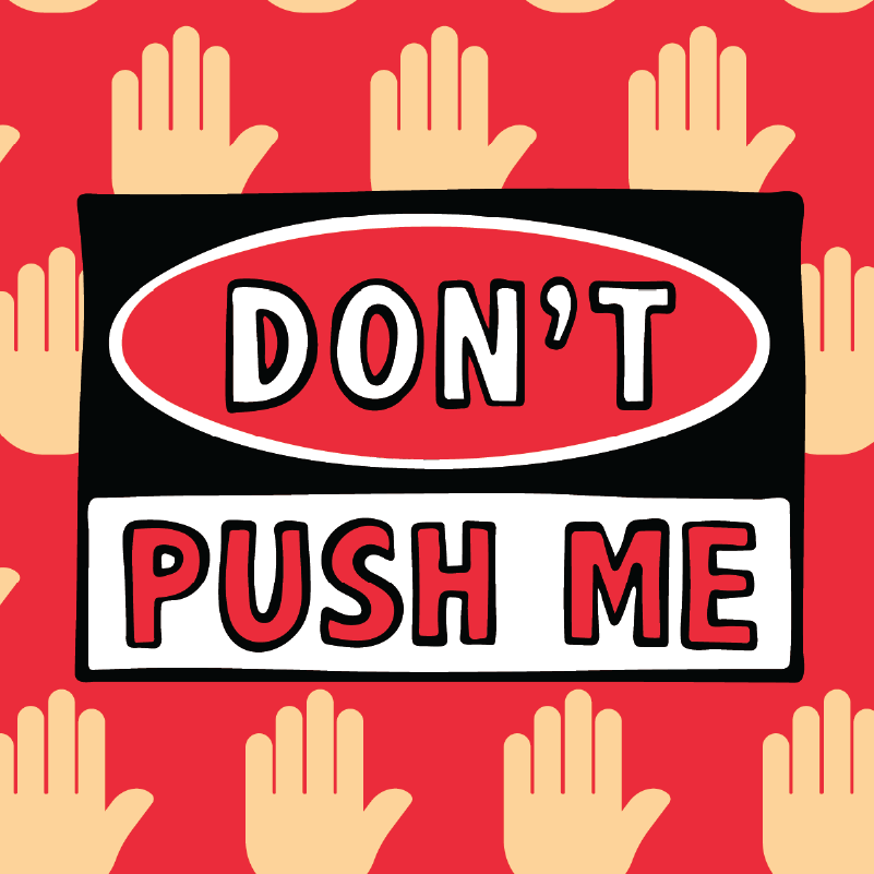 Don’t Push Me 🛑 – Stubby Holder