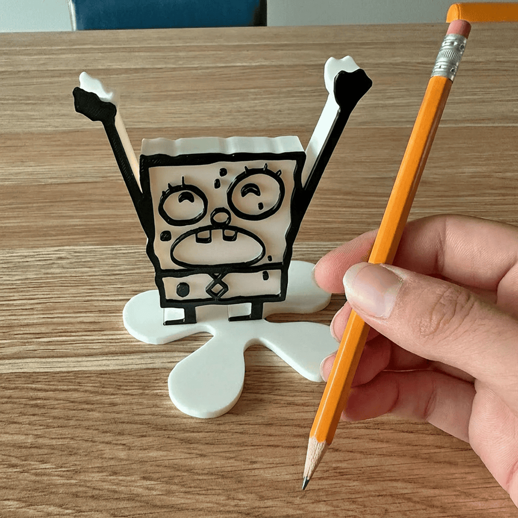 Doodles Bob ✏️🟨 - Pen Holder