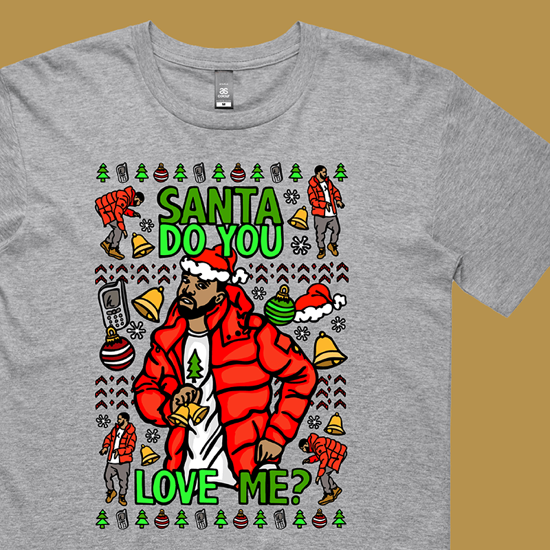 Drake Festive Bling 📱🎄🎵 - Men's T Shirt