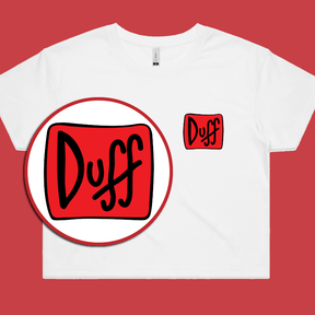 Duff 👨‍🦲🍻 - Women's Crop Top