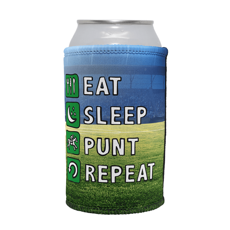 Eat Sleep Punt Repeat 🏇 - Stubby Holder