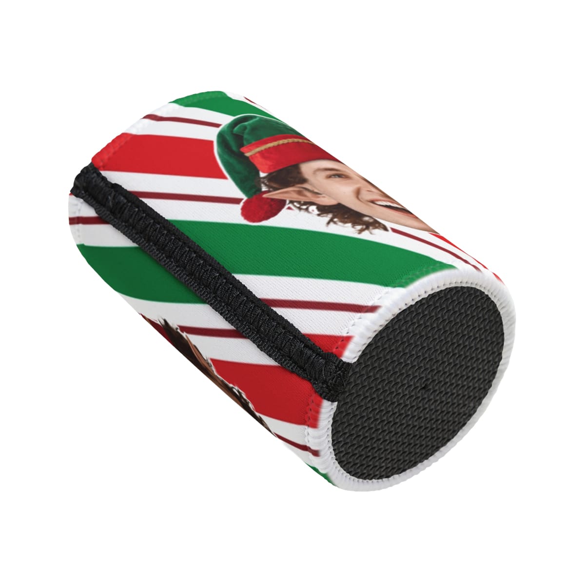 Elf Yourself Face Cutout 😜🎄- Personalised Stubby Holder
