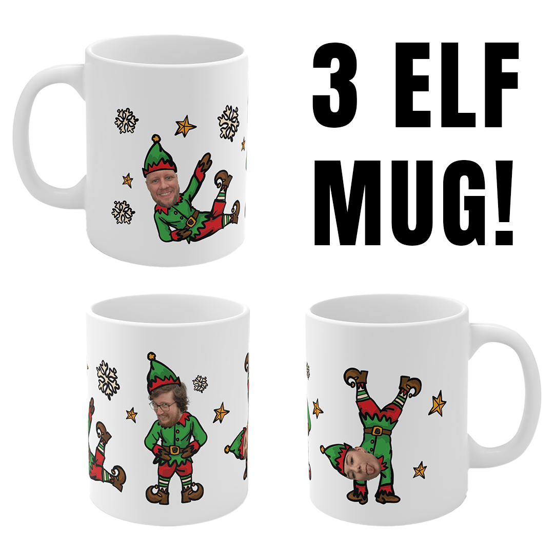 Elf Yourself 😜🎄- Personalised Coffee Mug