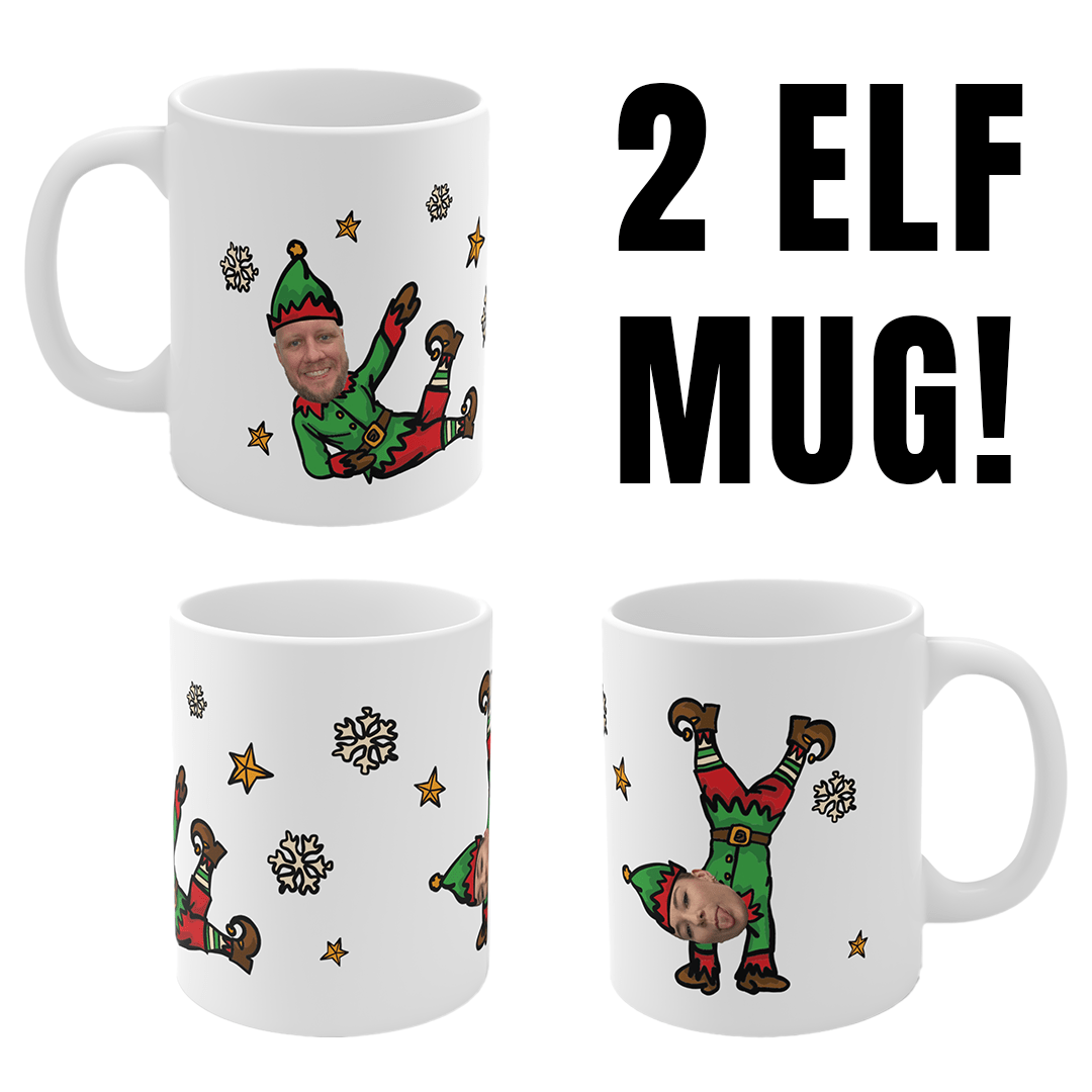 Elf Yourself 😜🎄- Personalised Coffee Mug