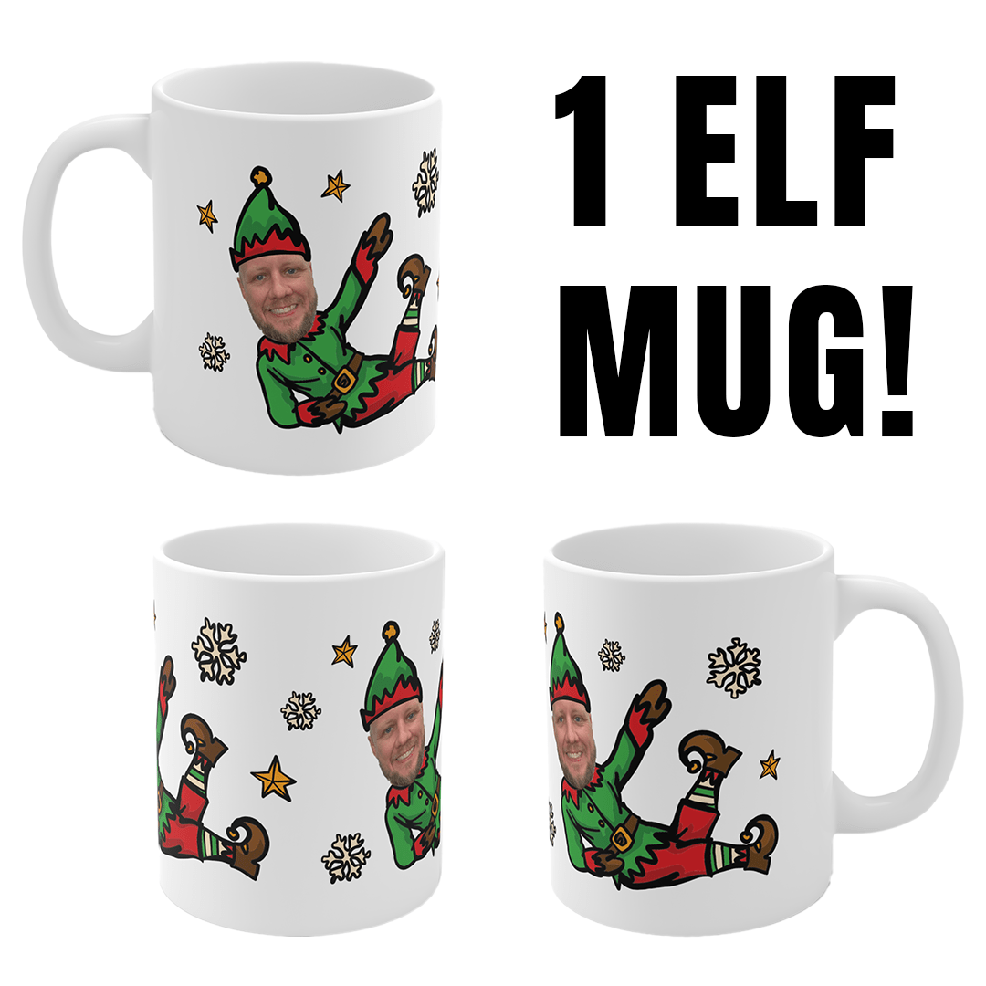 Elf Yourself 😜🎄- Personalised Coffee Mug