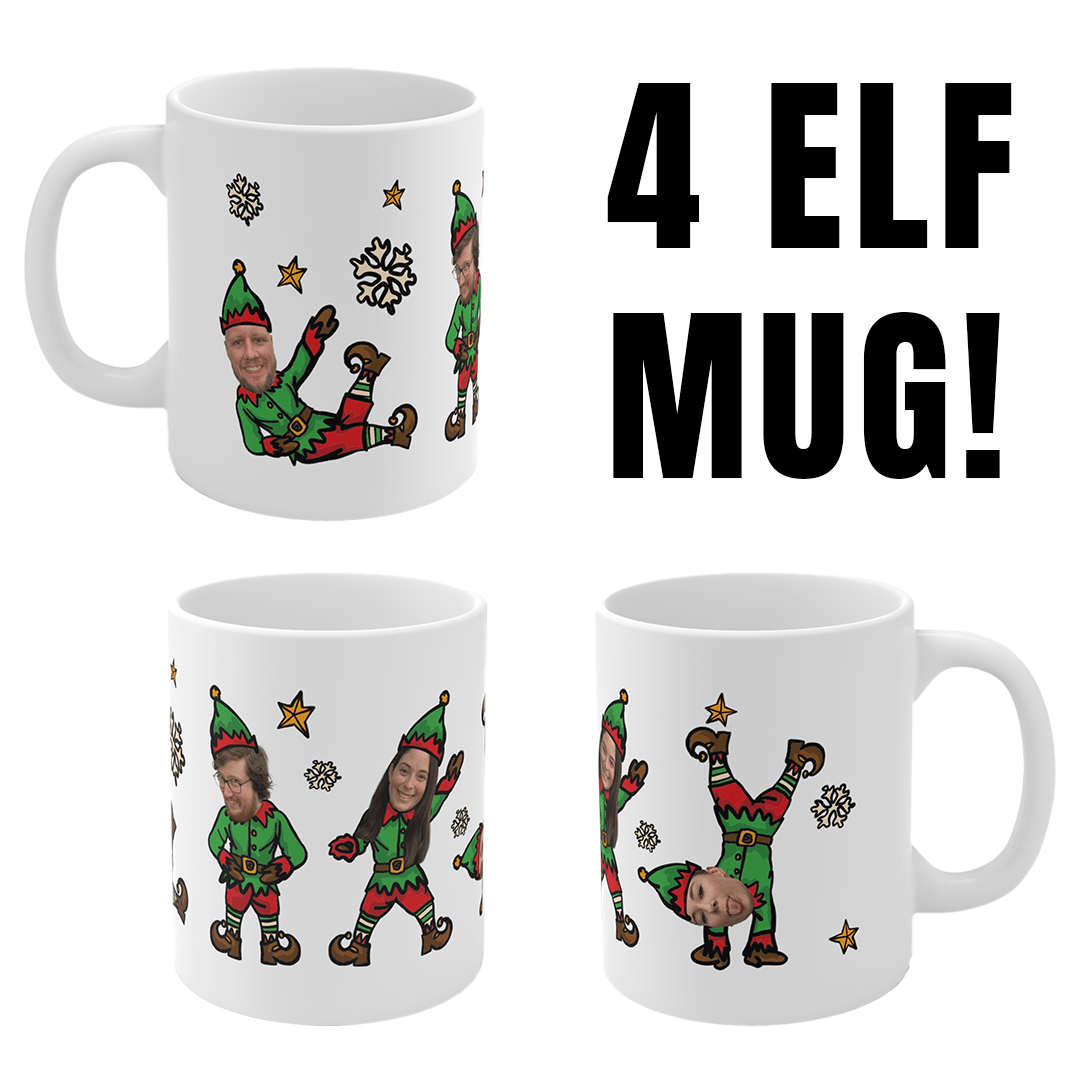 Elf Yourself 😜🎄- Personalised Coffee Mug