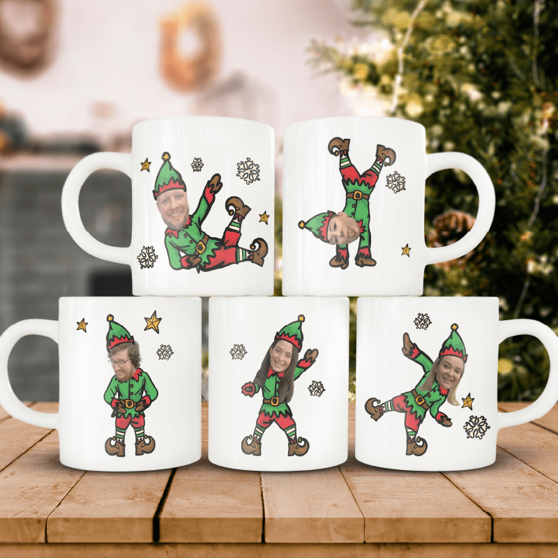 Elf Yourself 😜🎄- Personalised Coffee Mug