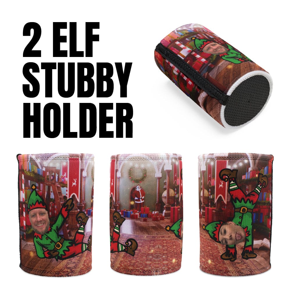 Elf Yourself 😜🎄- Personalised Stubby Holder