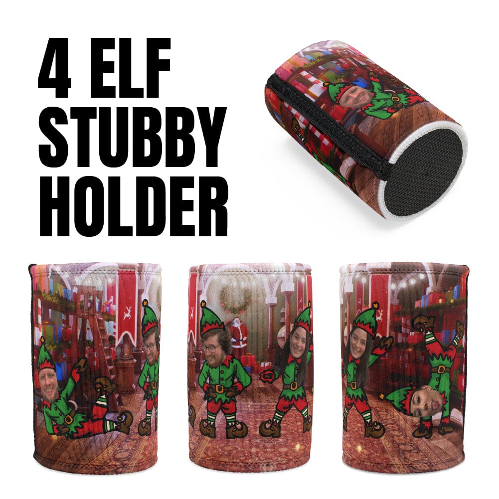 Elf Yourself 😜🎄- Personalised Stubby Holder