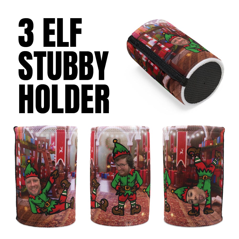 Elf Yourself 😜🎄- Personalised Stubby Holder