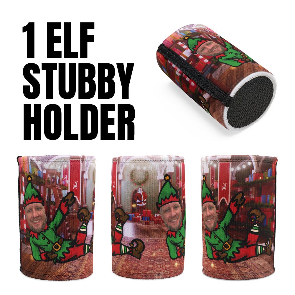 Elf Yourself 😜🎄- Personalised Stubby Holder