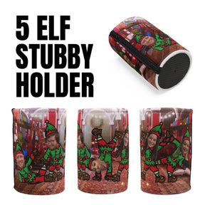 Elf Yourself 😜🎄- Personalised Stubby Holder