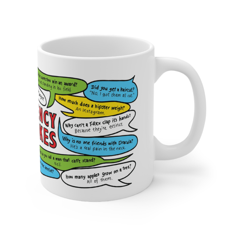 Emergency Dad Jokes 🚨 – Coffee Mug