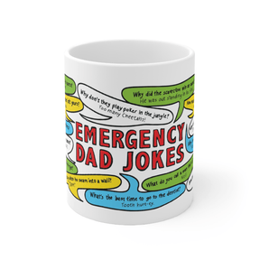 Emergency Dad Jokes 🚨 – Coffee Mug