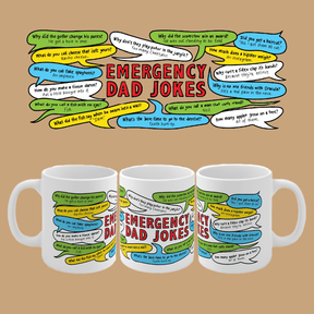 Emergency Dad Jokes 🚨 – Coffee Mug