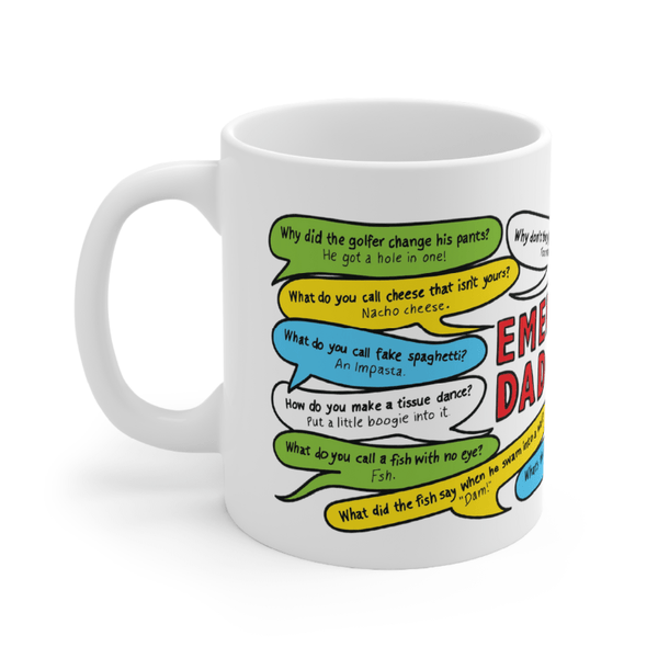 Emergency Dad Jokes – Coffee Mug