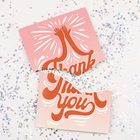 Endless High-Pitched Thank You 🍦🔊 - Joker Greeting Prank Card (Glitter + Sound)