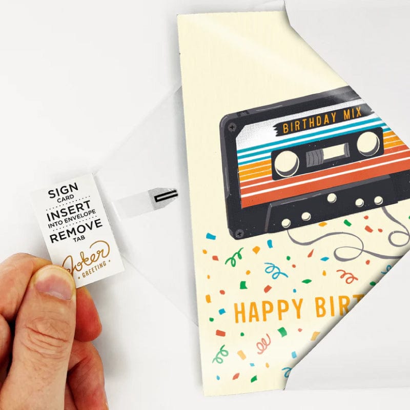 Endless Never Gonna Give You Up Birthday 🕺🔊 - Joker Greeting Prank Card (Glitter + Sound)