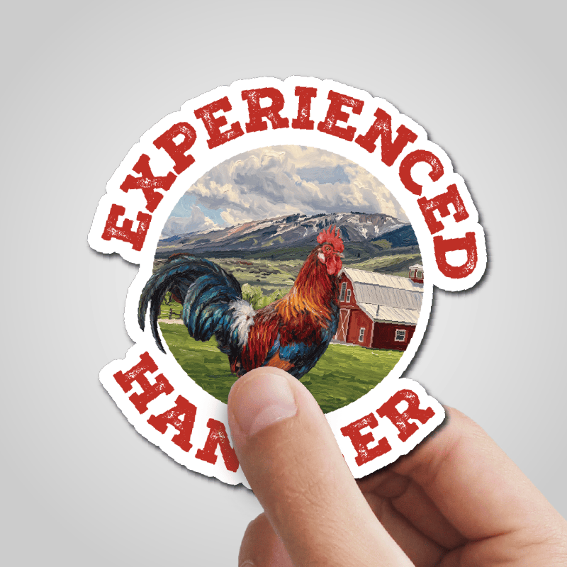 Experienced 🐔 Handler - Sticker