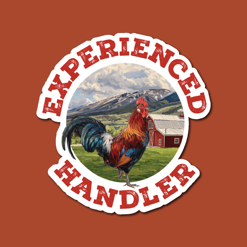 Experienced 🐔 Handler - Sticker
