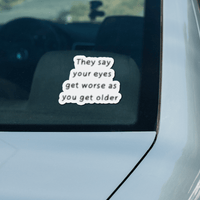 Eyes Get Worse... 👓❌ – Sticker