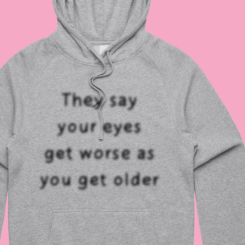 Eyes Get Worse... 👓❌ – Unisex Hoodie