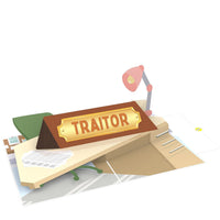 Farewell Traitor 🐍📢 - 3D Inappropriate Greeting Card