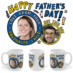 Favourite Child Father's Day 🏆 - Personalised Coffee Mug