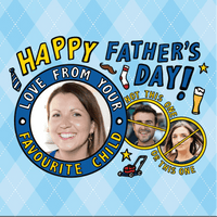 Favourite Child Father's Day 🏆 - Personalised Stubby Holder