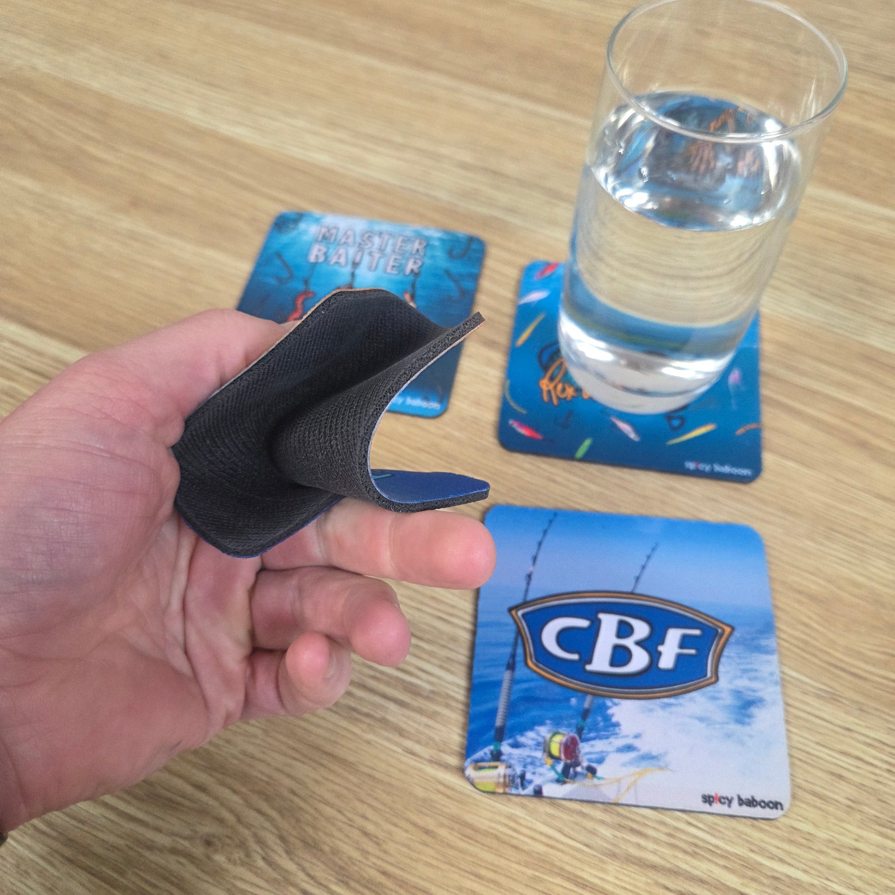 Fishing Set (4-Pack) - Coaster Set 🎣🍻